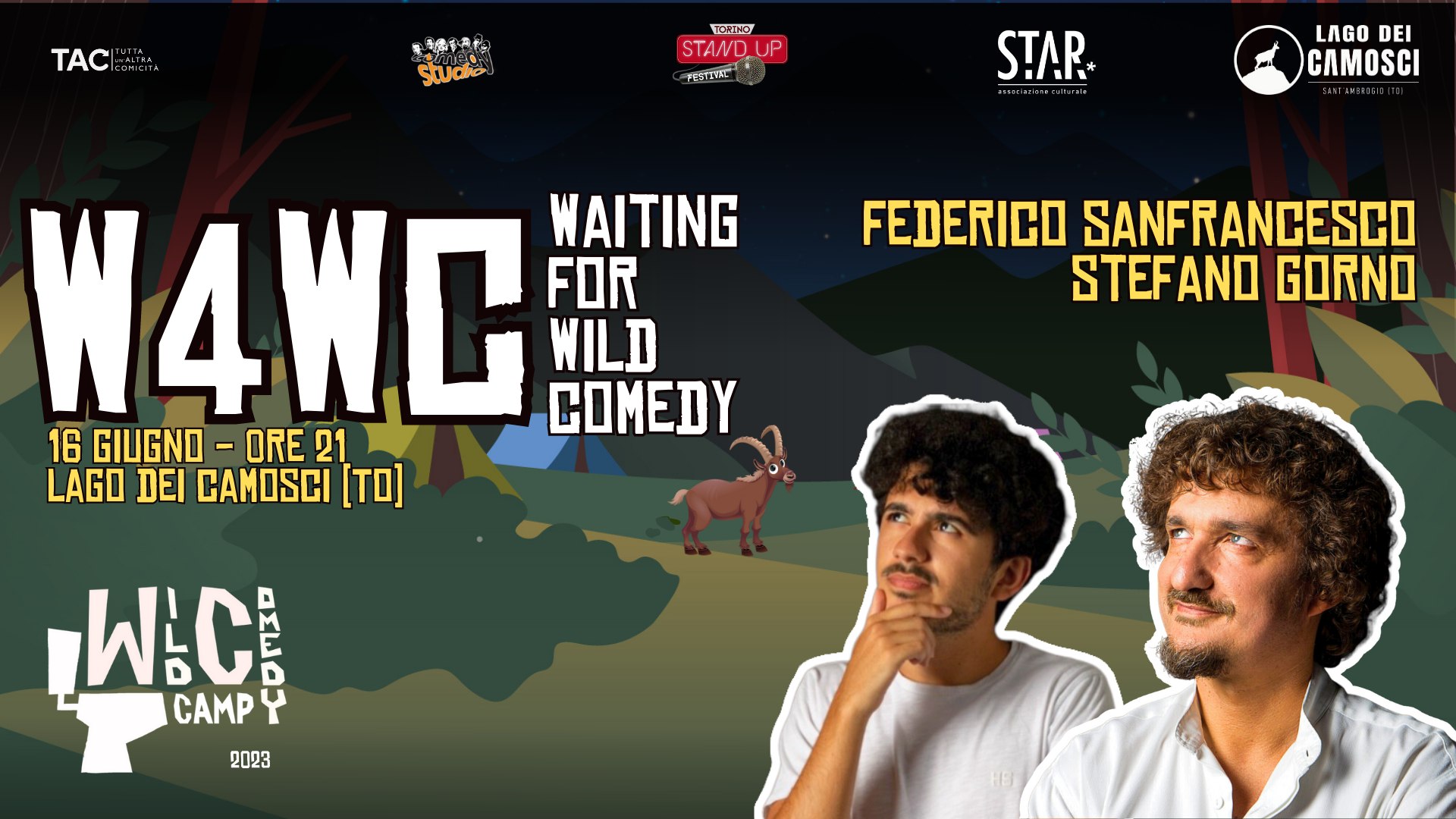 STAND UP COMEDY NIGHT | con Sanfrancesco e Gorno