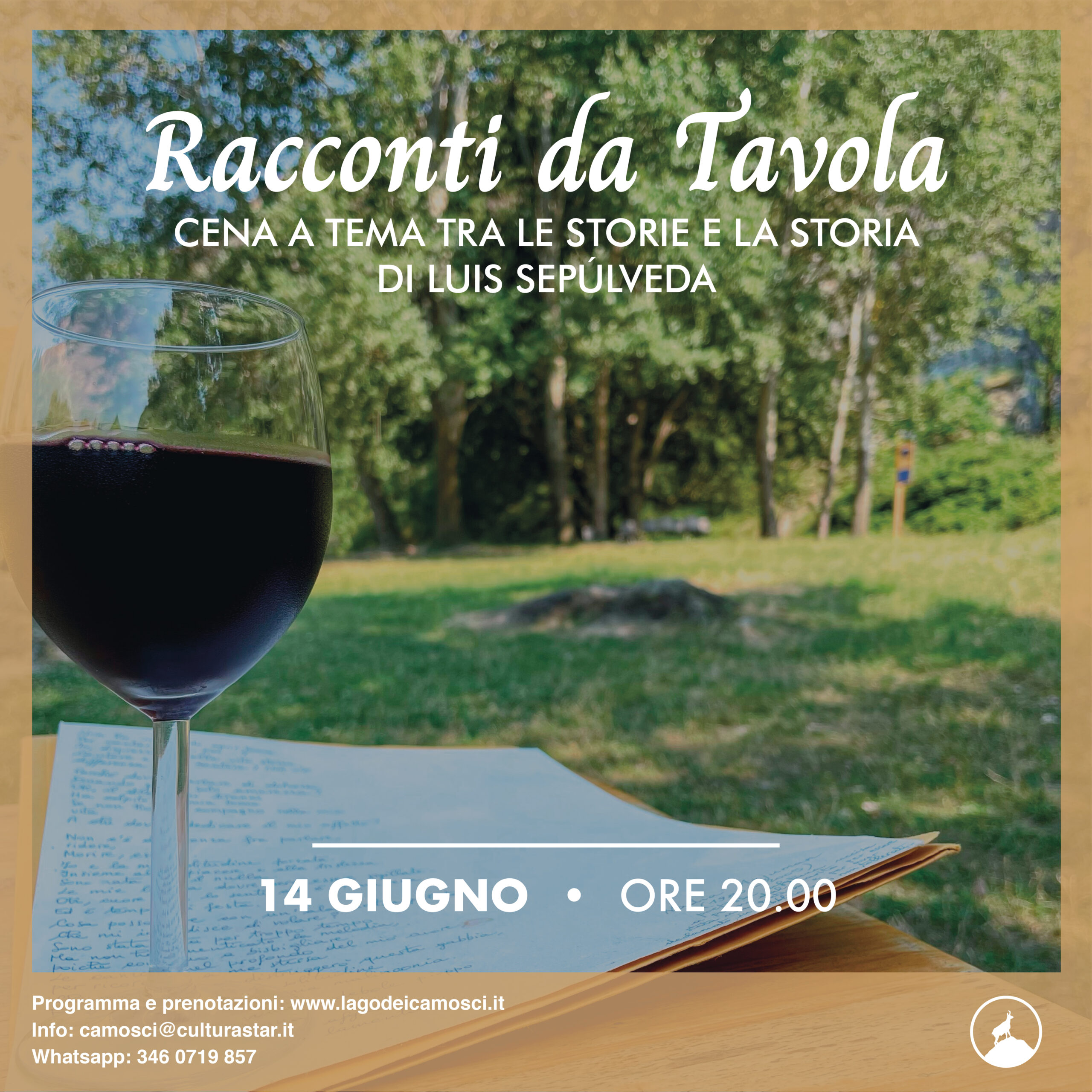 RACCONTI DA TAVOLA – Cena e Narrazioni con Sepùlveda