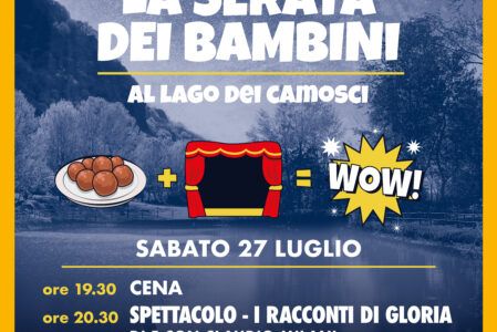 LA SERATA DEI BAMBINI | cena + spettacolo